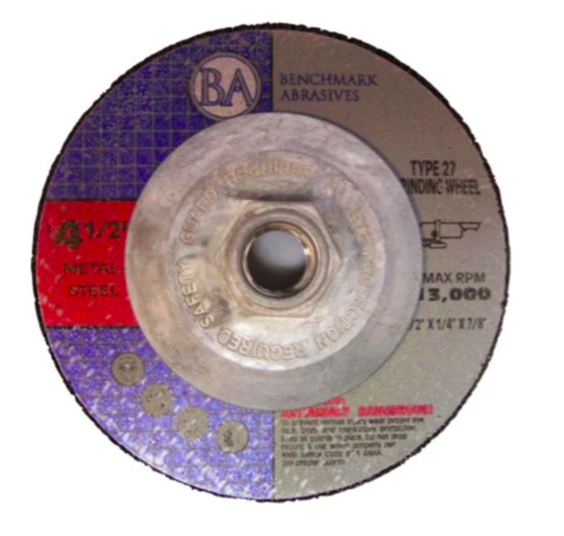 Grinding Wheel 4 1/2 x 1/4 x 5/8  10 pk